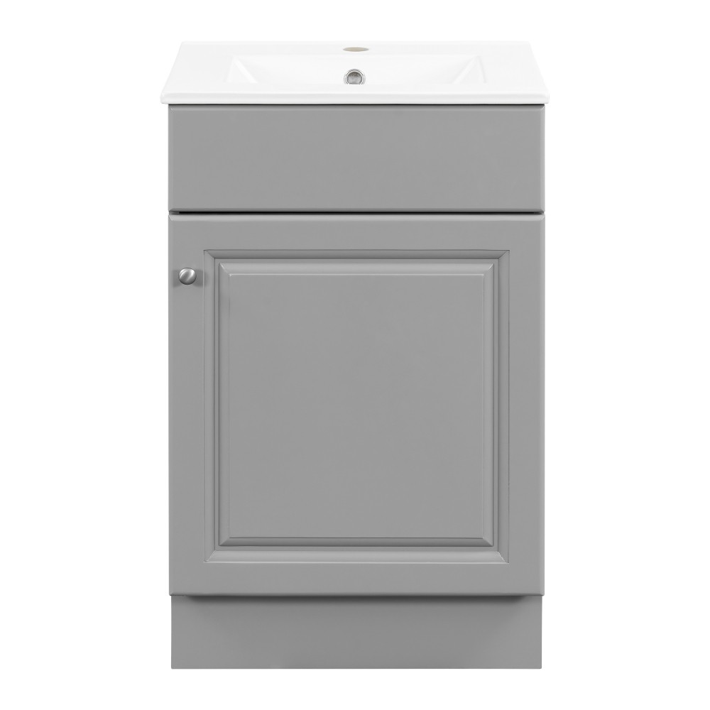 20″ Bathroom Vanity with Sink Vanity Cabinetwith Door Shelf and Adjustable Shelf