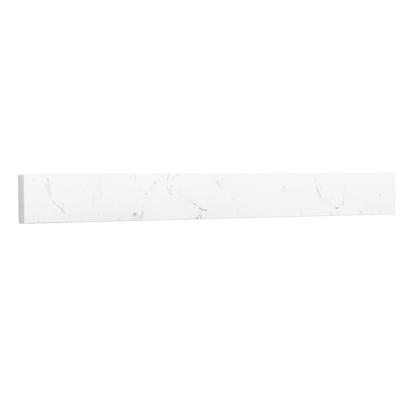Wyndham Collection WCFVCA130BS 30″ x 3″ Backsplash – Carrara Cultured Marble