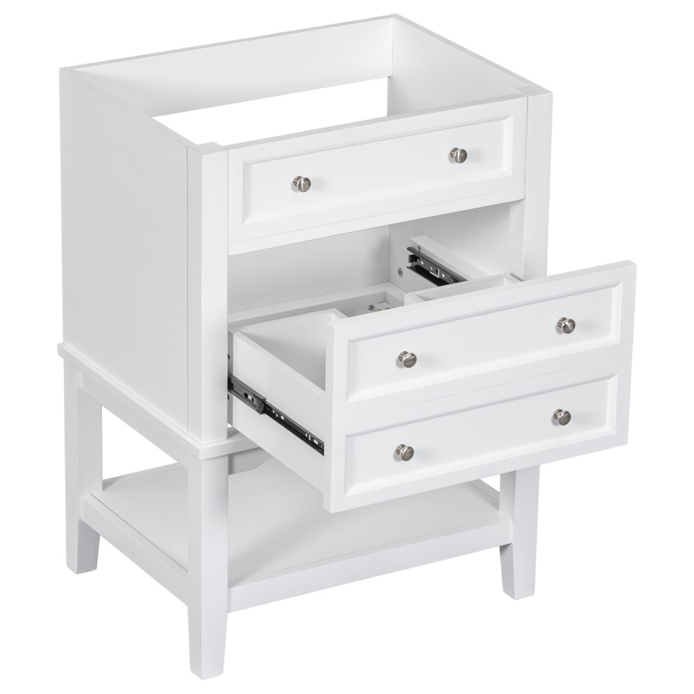 Bathroom Vanity W Sink Bathroom Storage Cabinet W Drawer Open Shelf