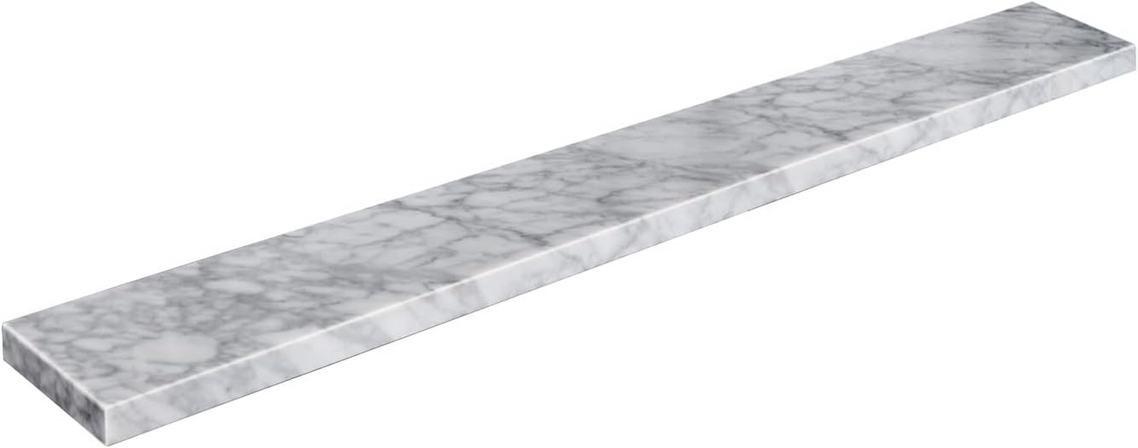 Elegant 36″ Carrara Marble Backsplash for Bathroom Vanity Sink Top