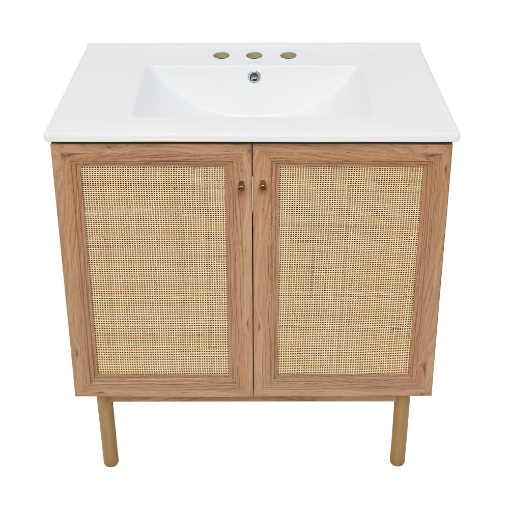 Swiss Madison SM-BV664-3 Classe 30″ – Golden Oak / White
