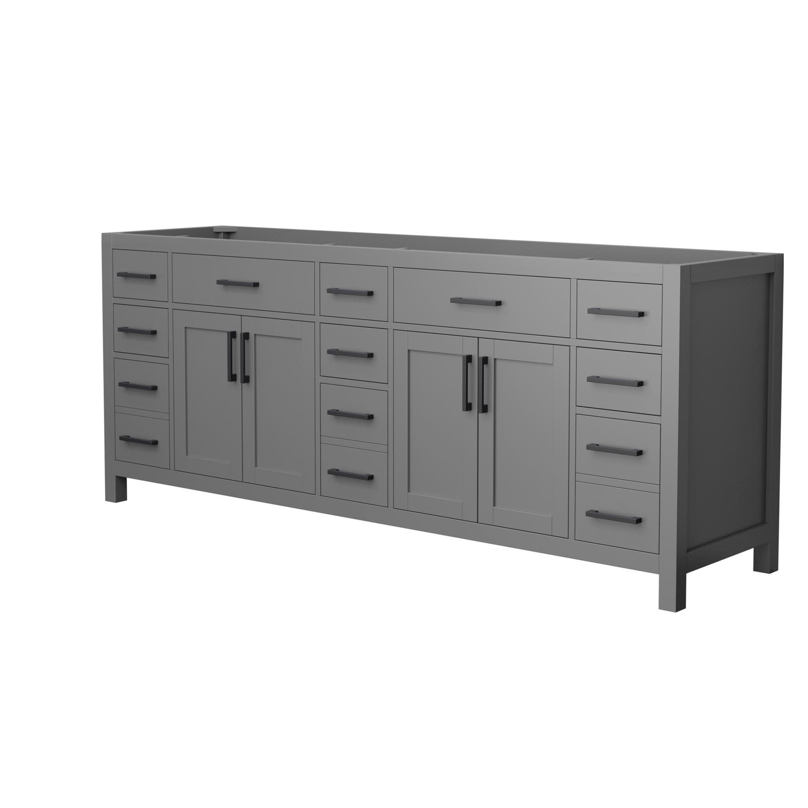 Wyndham Collection WCG242484D-CX-MXX Beckett 83″ Double – Dark Gray / Matte