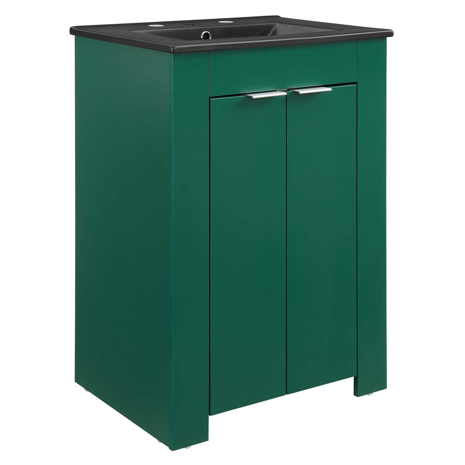 Modway Maybelle 24″ Bathroom Vanity In Green Black