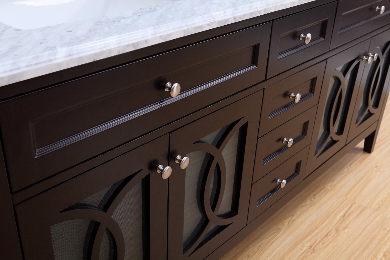 Bathroom Vanity – Transitional Bathroom Vanity Set – Double Sink – Rocca 72″