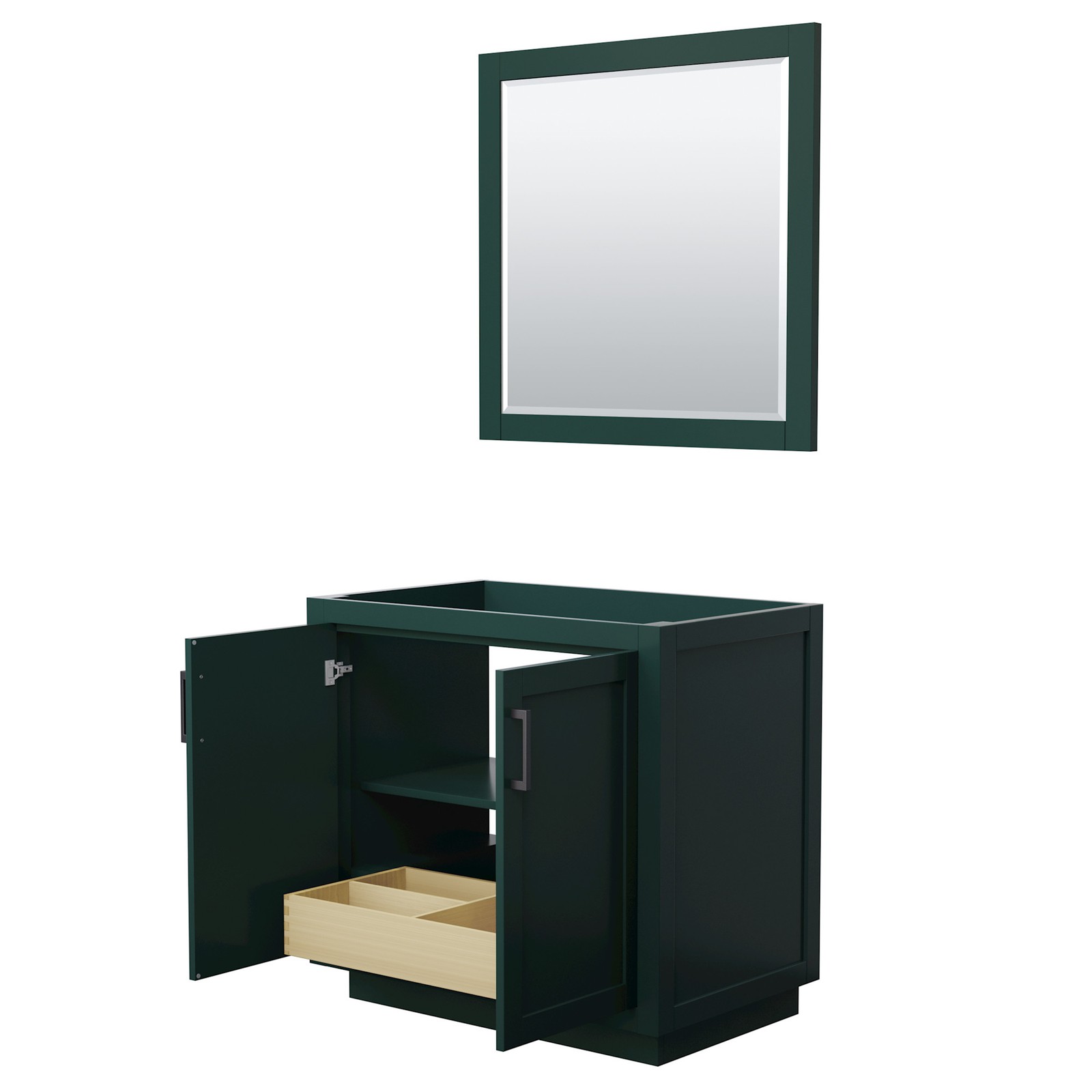 Wyndham Collection WCF2929-36S-CX-M34 Miranda 36″ Single – White / Brushed Gold