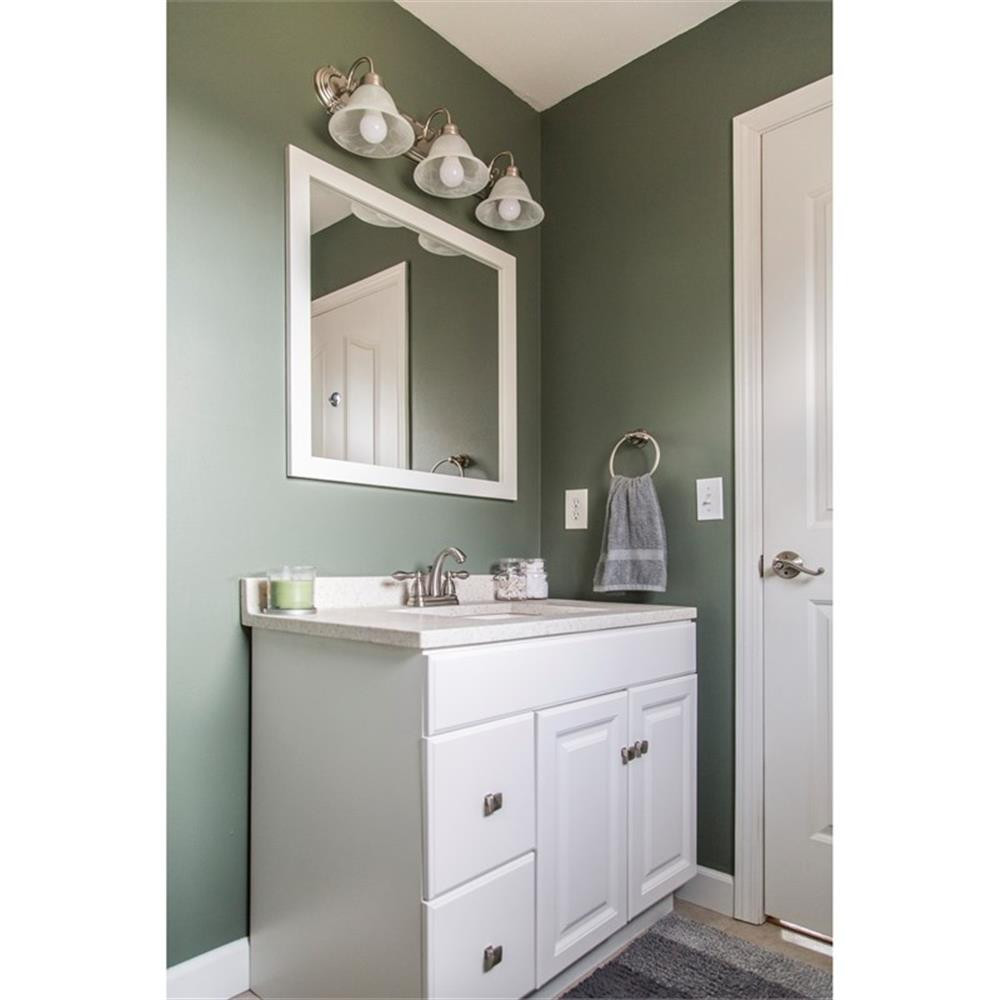 Wyndham 36-Inch 2-Drawer Wood Vanity Without Top in White