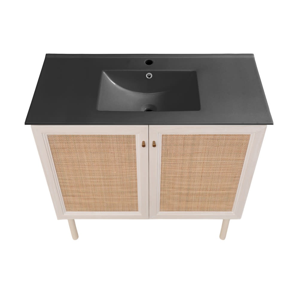 Swiss Madison SM-BV663 Classe 36″ – Brown Oak / Matte Black