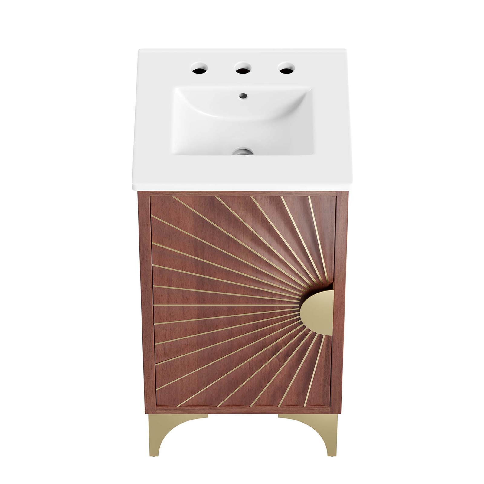 Daylight 18″ Bathroom Vanity in White Walnut