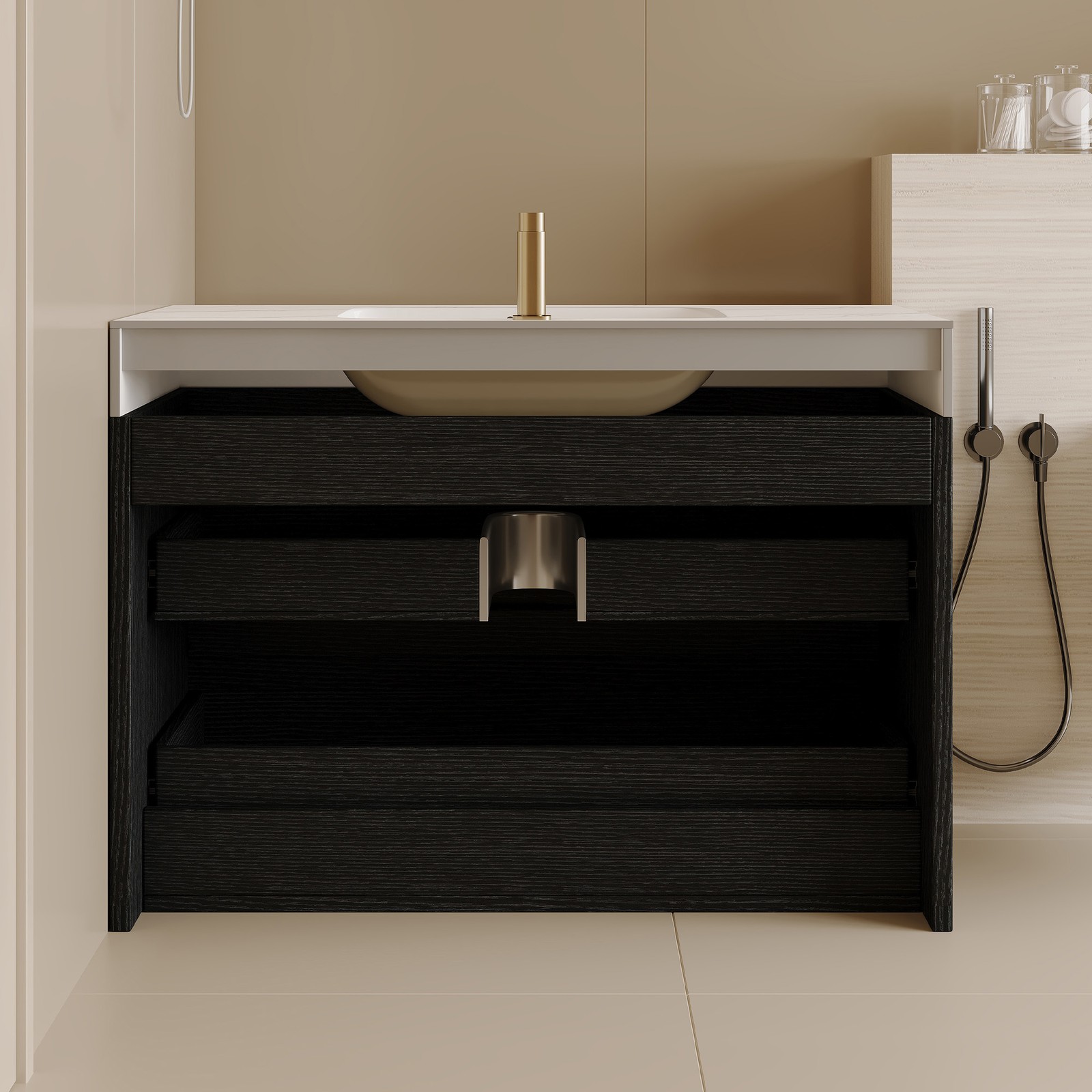 29.9″ Floating Bathroom Vanity with Sink, Wall-Mounted for Small Bathrooms
