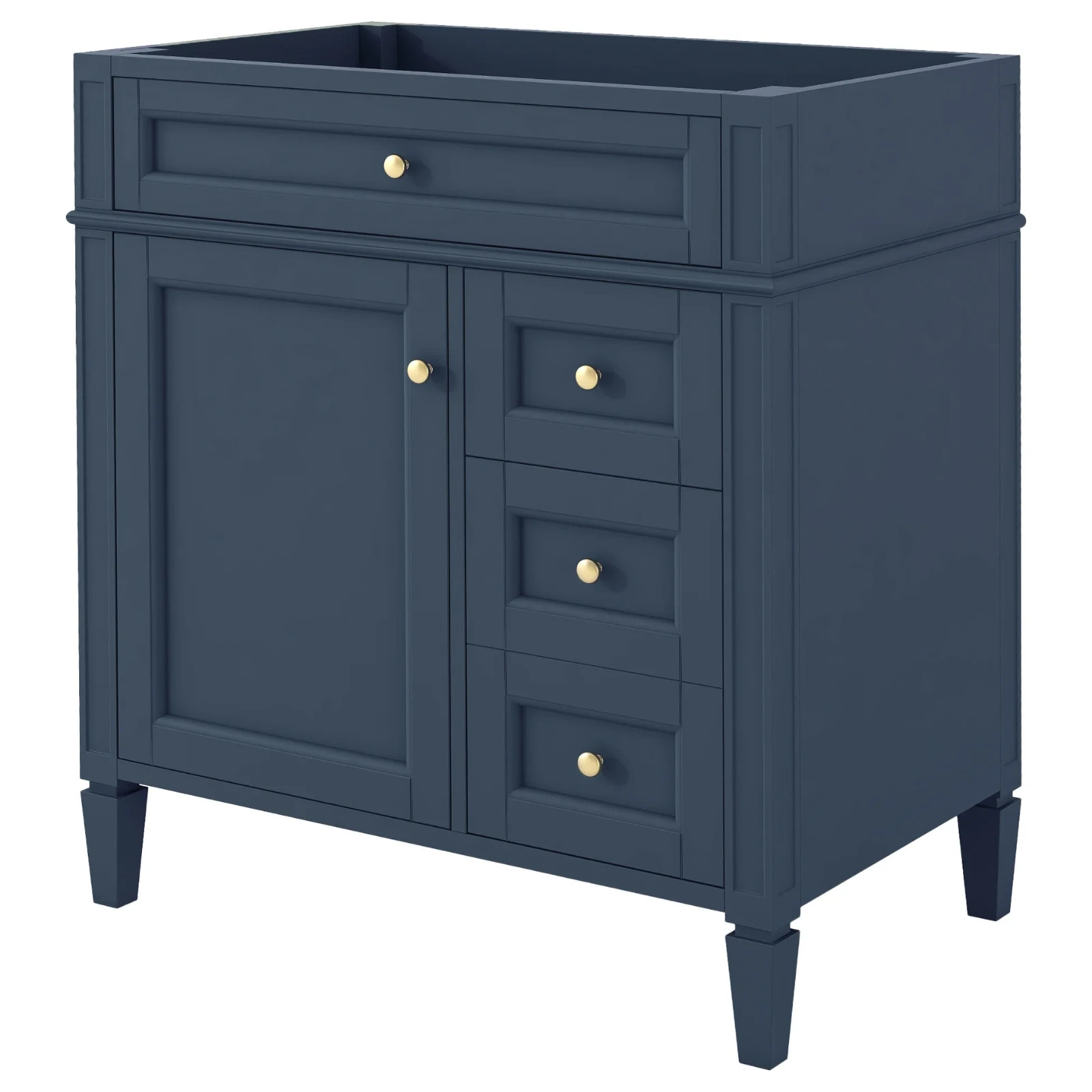 30” Bathroom Vanity WITHOUT TOP SINK, Bathroom Storage Cabinet