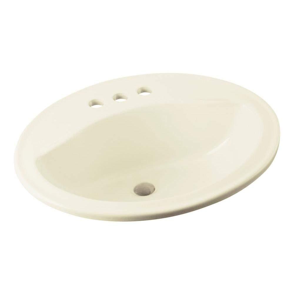 NIB Kohler 442004-96 Bathroom Biscuit-Color Drop-In Oval VANITY SINK