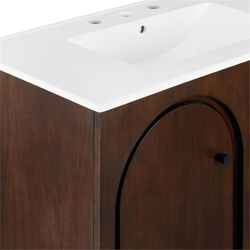 Appia 36″ Bathroom Vanity in Walnut White
