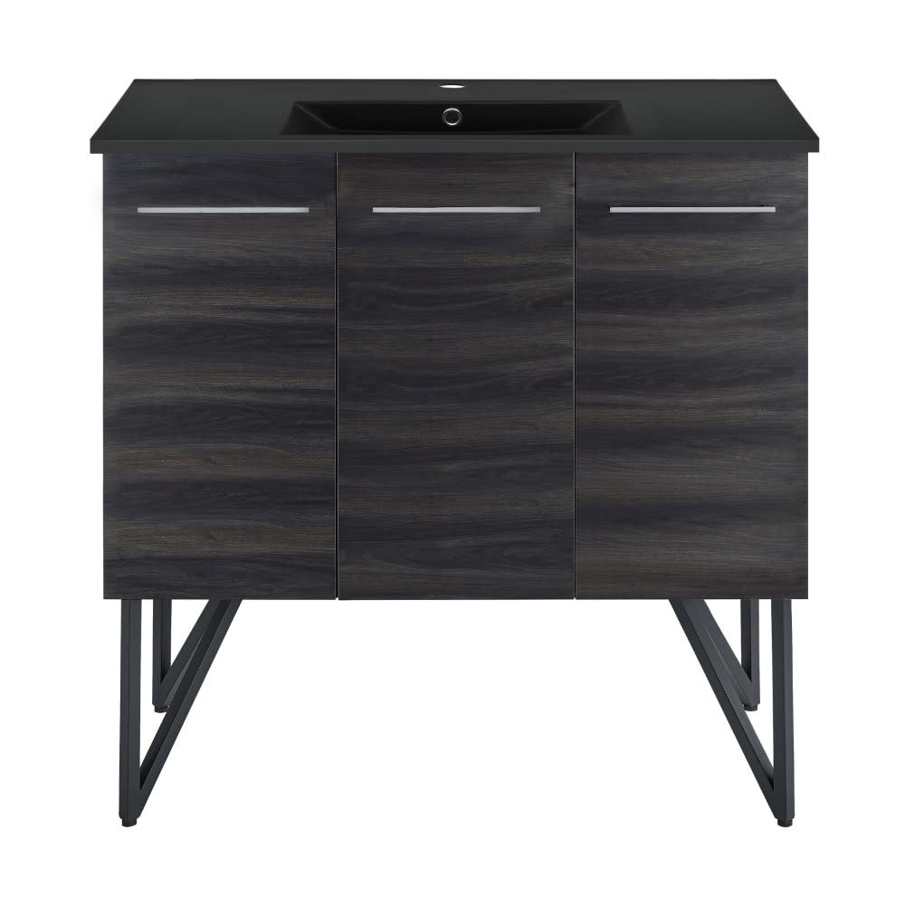 Swiss Madison SM-BV223MB Annecy 36″ – Black Walnut / Matte Black