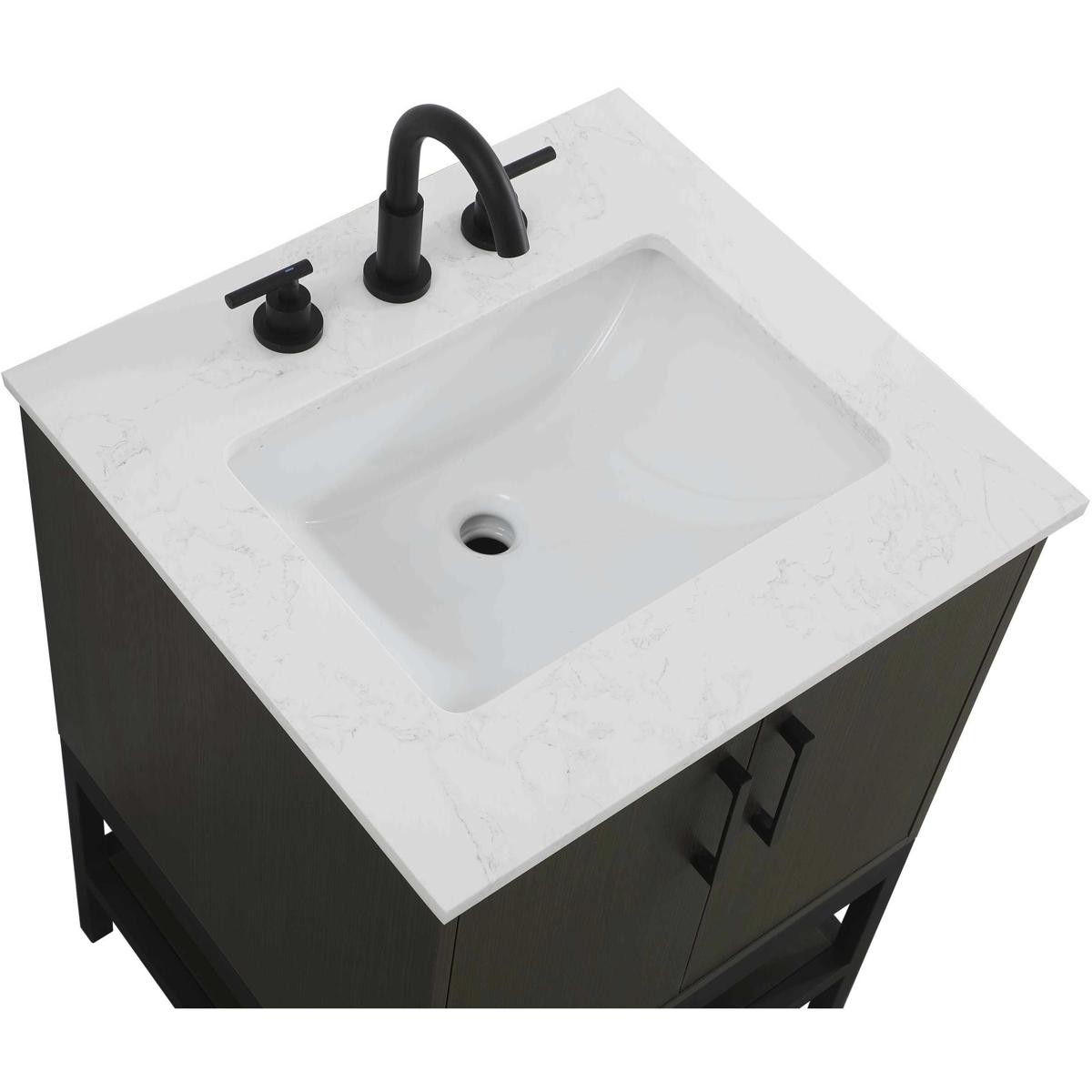 Elegant Lighting VF60724MMB Lennox Vanity Mocha Brown