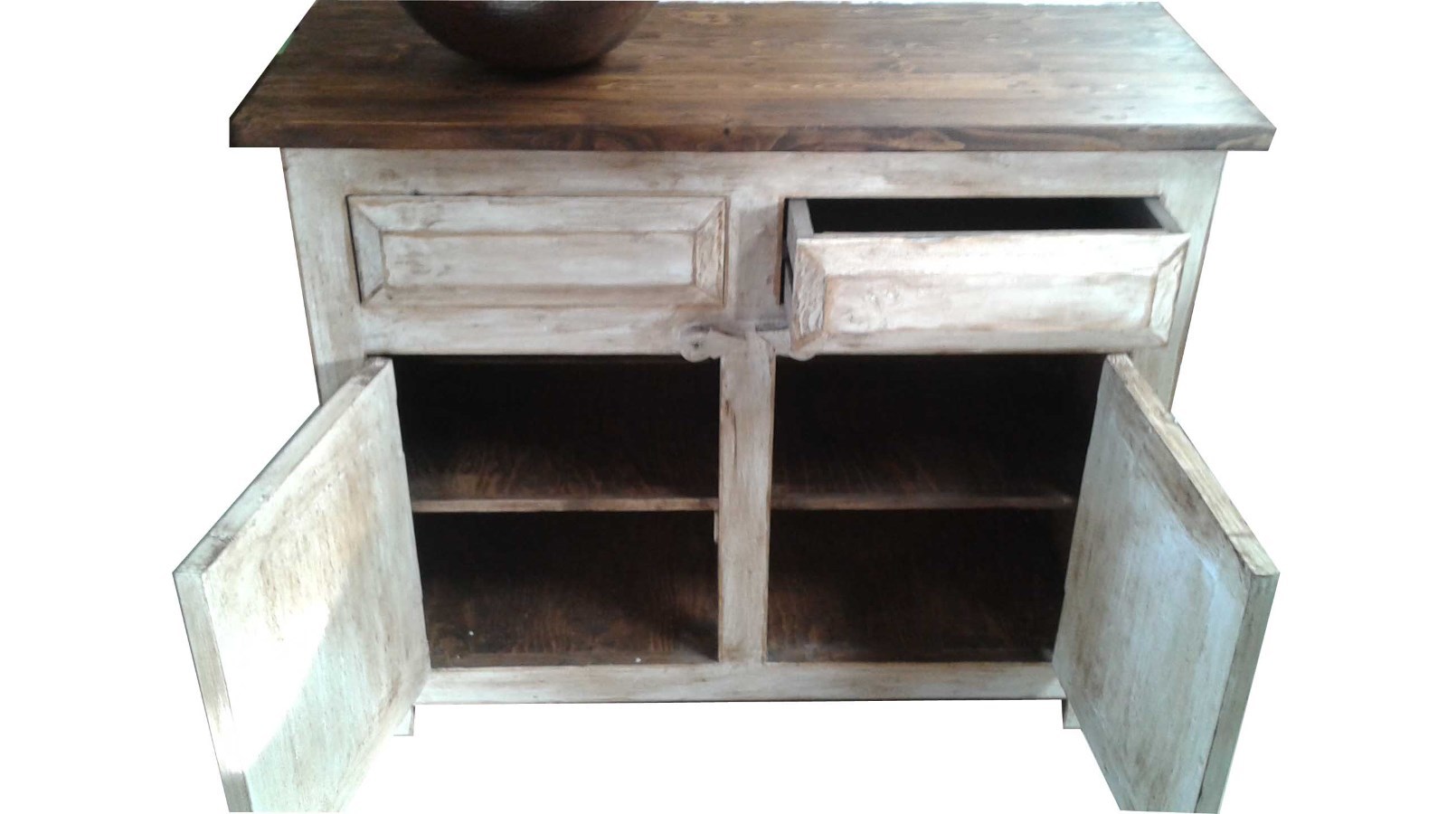 Farmhouse Rustic Reclaimed Wood White Barn Doors Bathroom Vanity