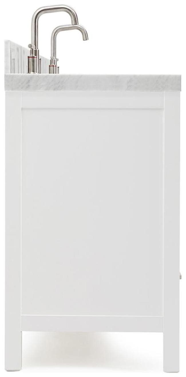 Ariel A072DCW5RVO Cambridge 72″ – Grey / Italian Carrara Marble Top / Brushed