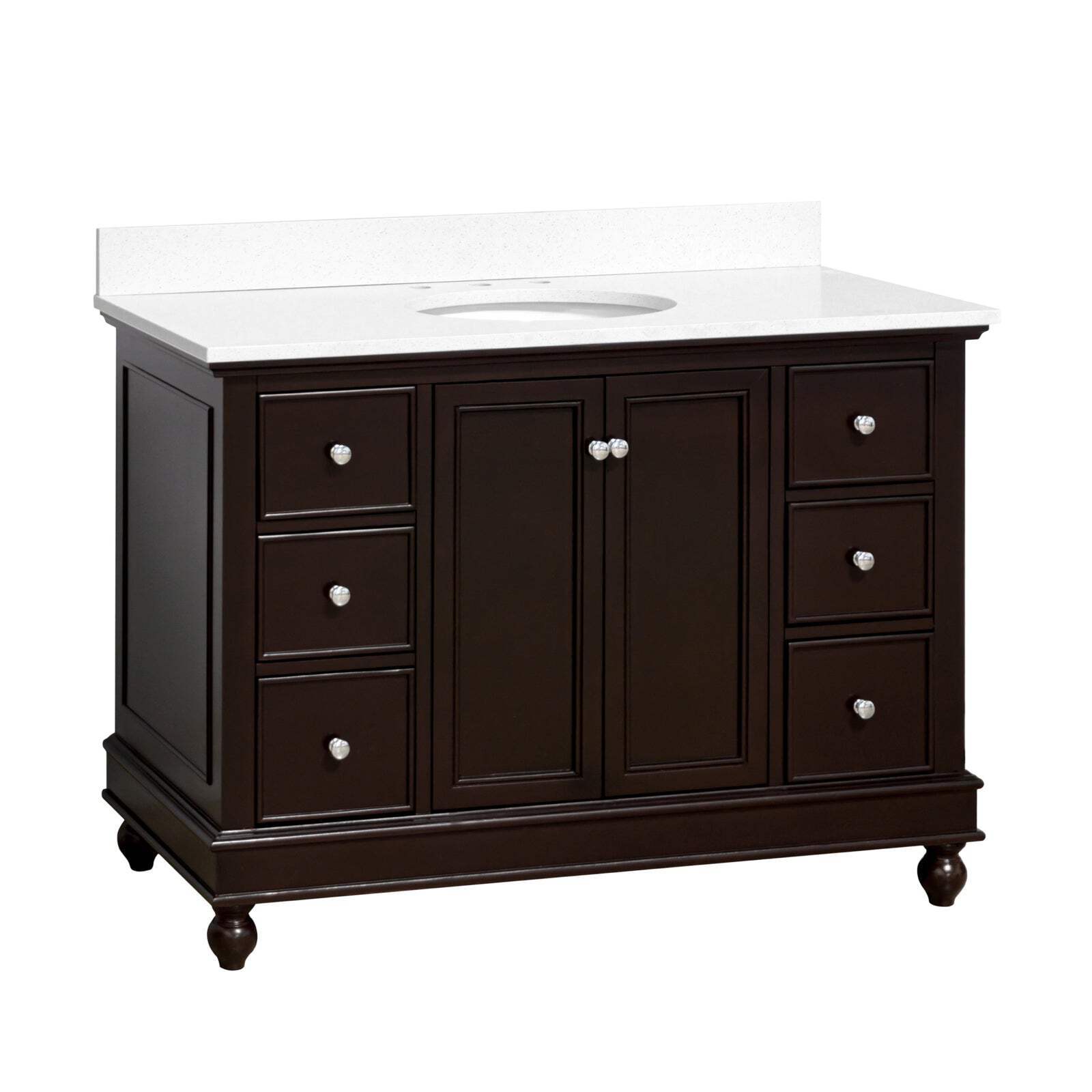 Bella 48-inch Vanity with Quartz Top