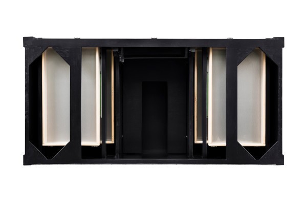 48″ James Martin Brittany 650-V48-BKO-3CSP Vanity Cabinet Charcoal Soapstone Top