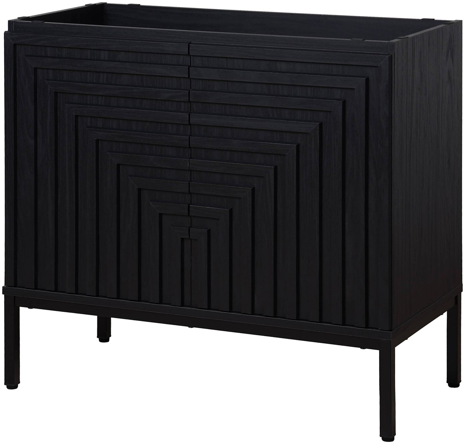 JONATHAN Y Lighting VAN1021 Rowan 35″ Single – Black