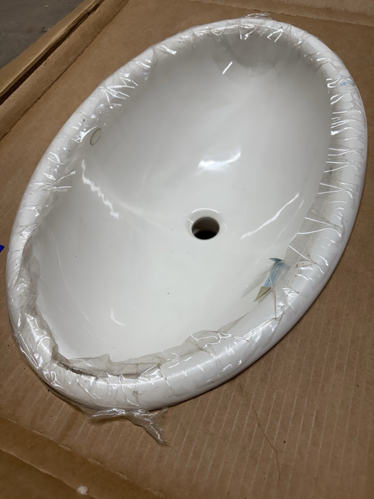 Kohler K-2220-96 VINTAGE Self-Rimming Lavatory SINK, BISCUIT. NEW