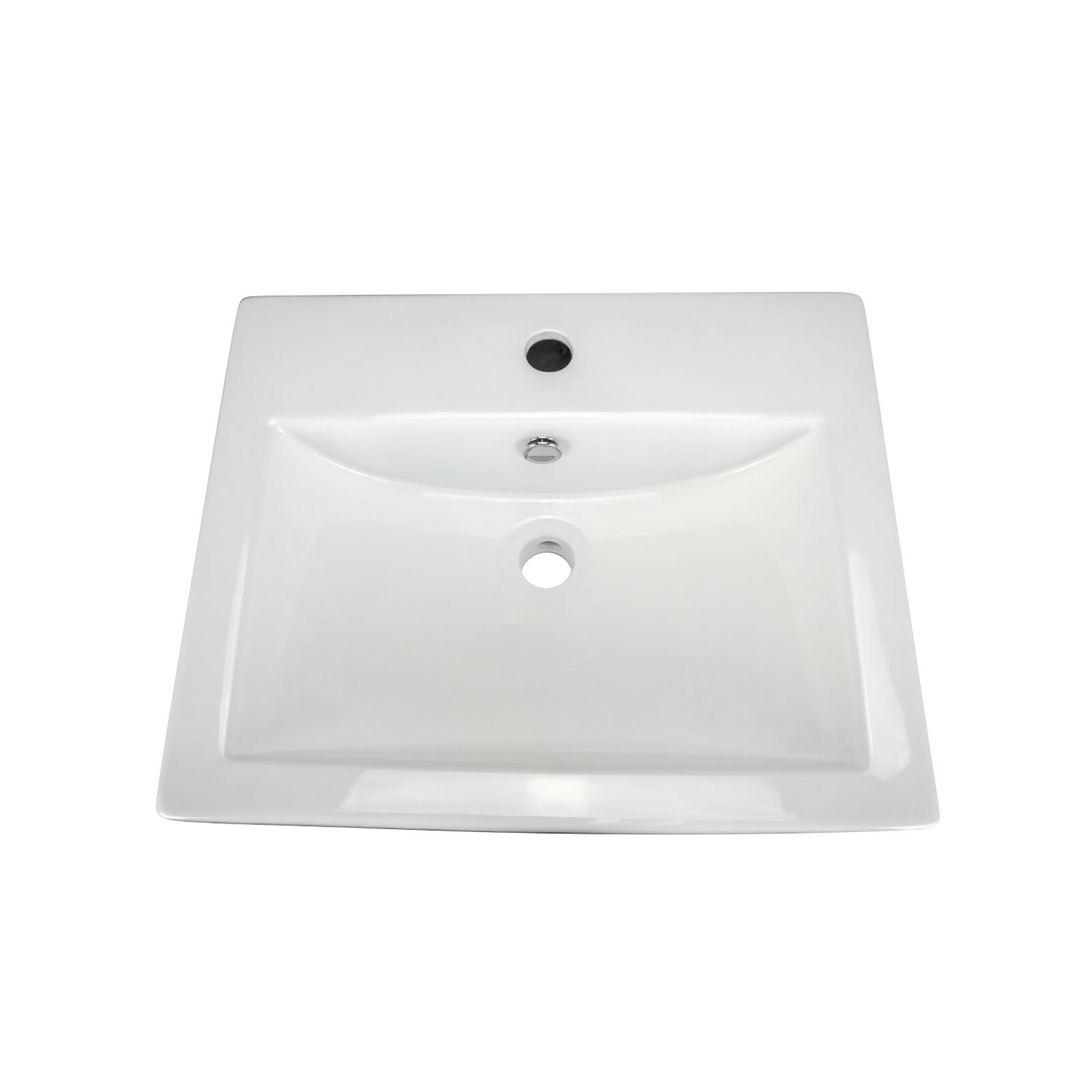 Rok Apron Shaped Vessel Bathroom Vanity Sink 20-1/2″ X 16-3/4″ White Porcelain