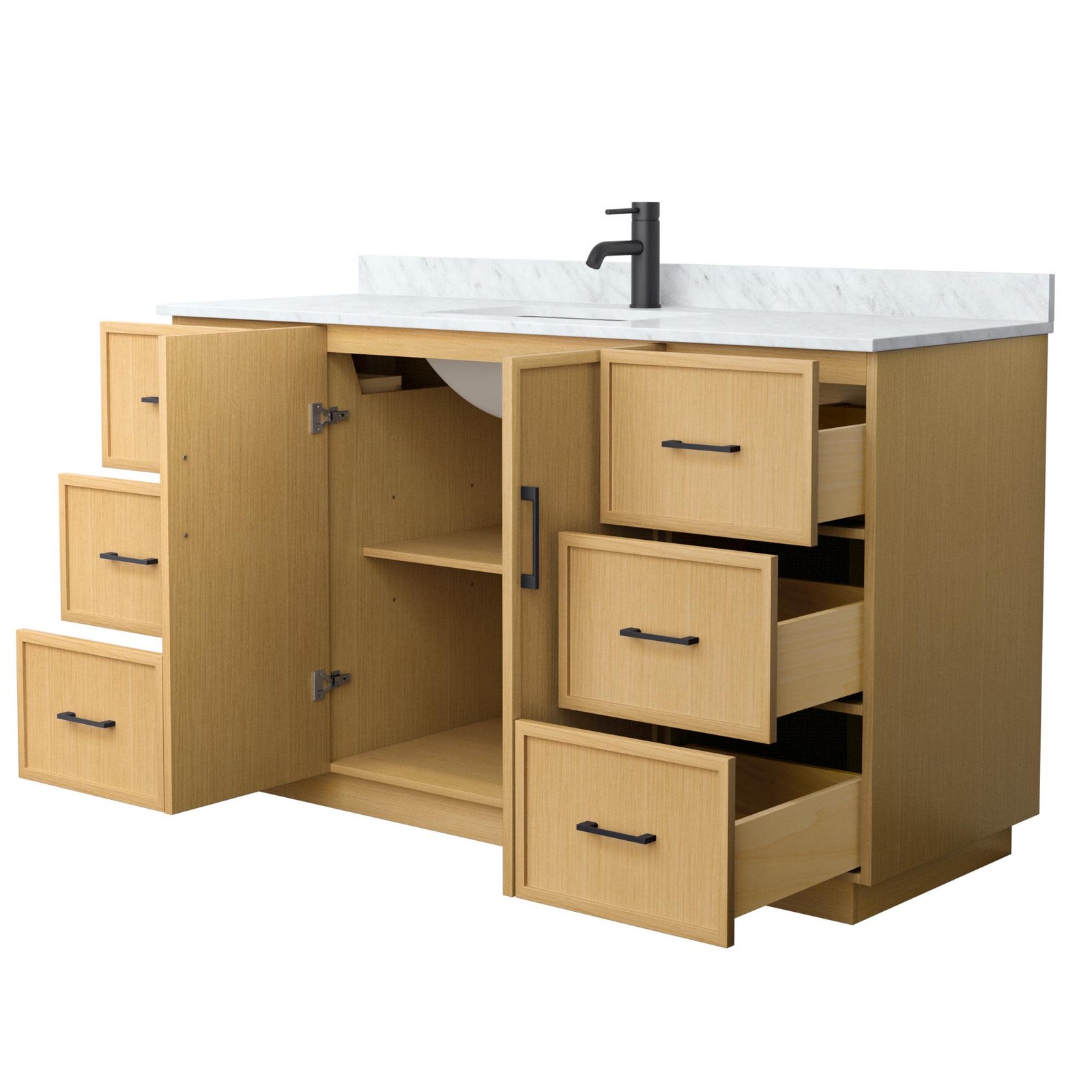 Wyndham Collection WCH7474-60S-CMUNS-MXX Elan TK 60″ – White / Brushed Nickel
