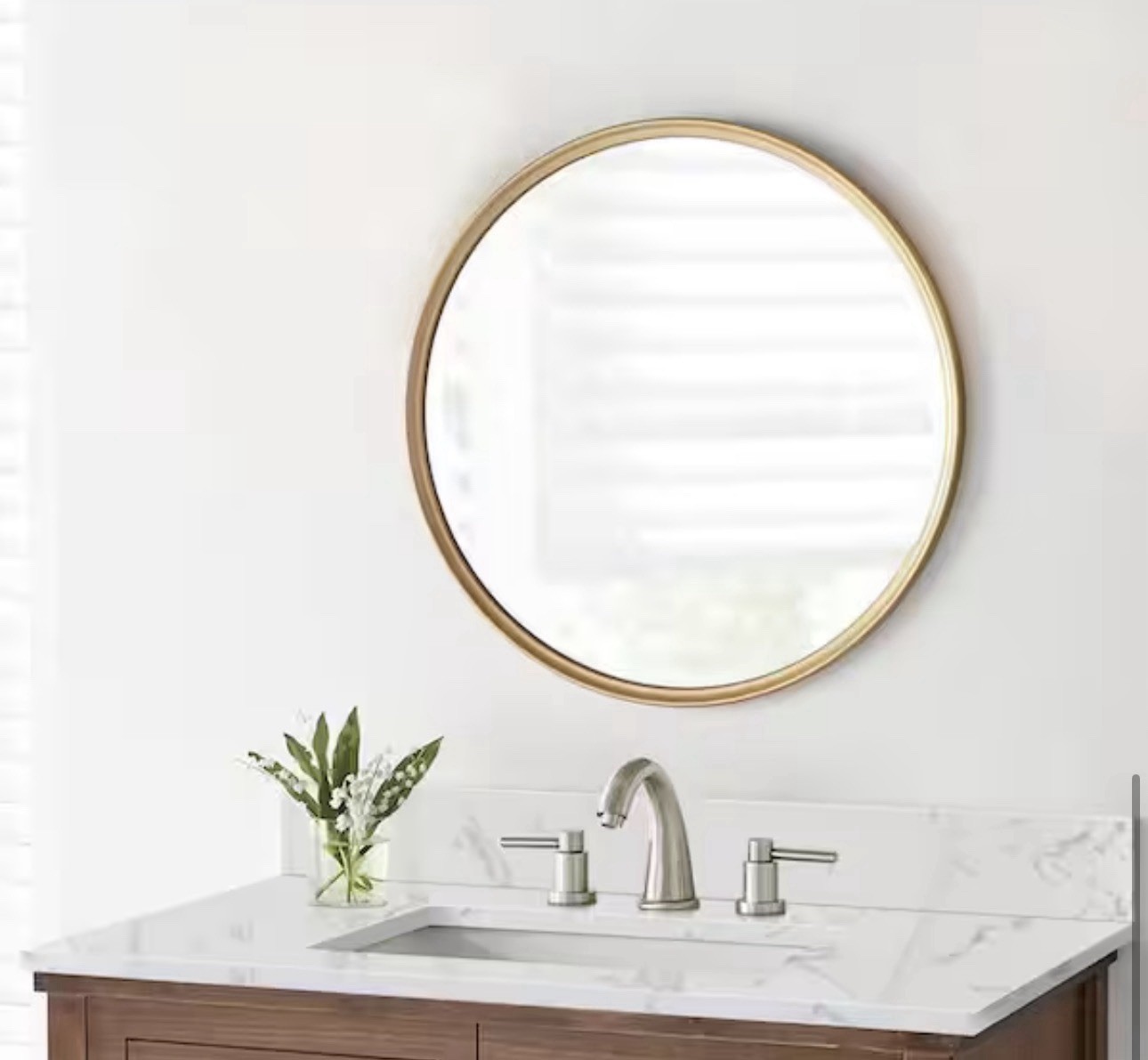 YASINU – 30 in. W x 4 in. H Cultured Marble Bathroom Vanity Top Backsplash WHITE