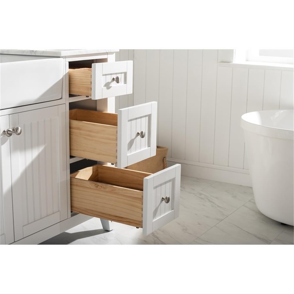 Design Element Burbank 54″ Single Vanity in White