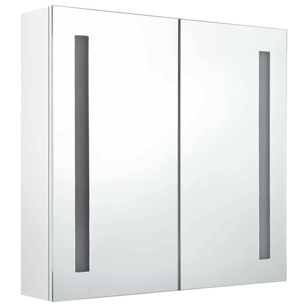 LED Bathroom Mirror Cabinet Shining White 24.4″x5.5″x23.6″