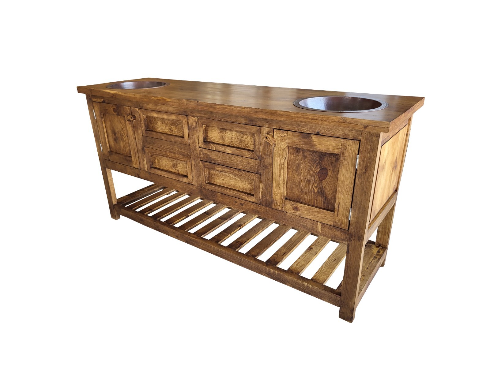 Belmont Reclaimed Wood bathroom vanity