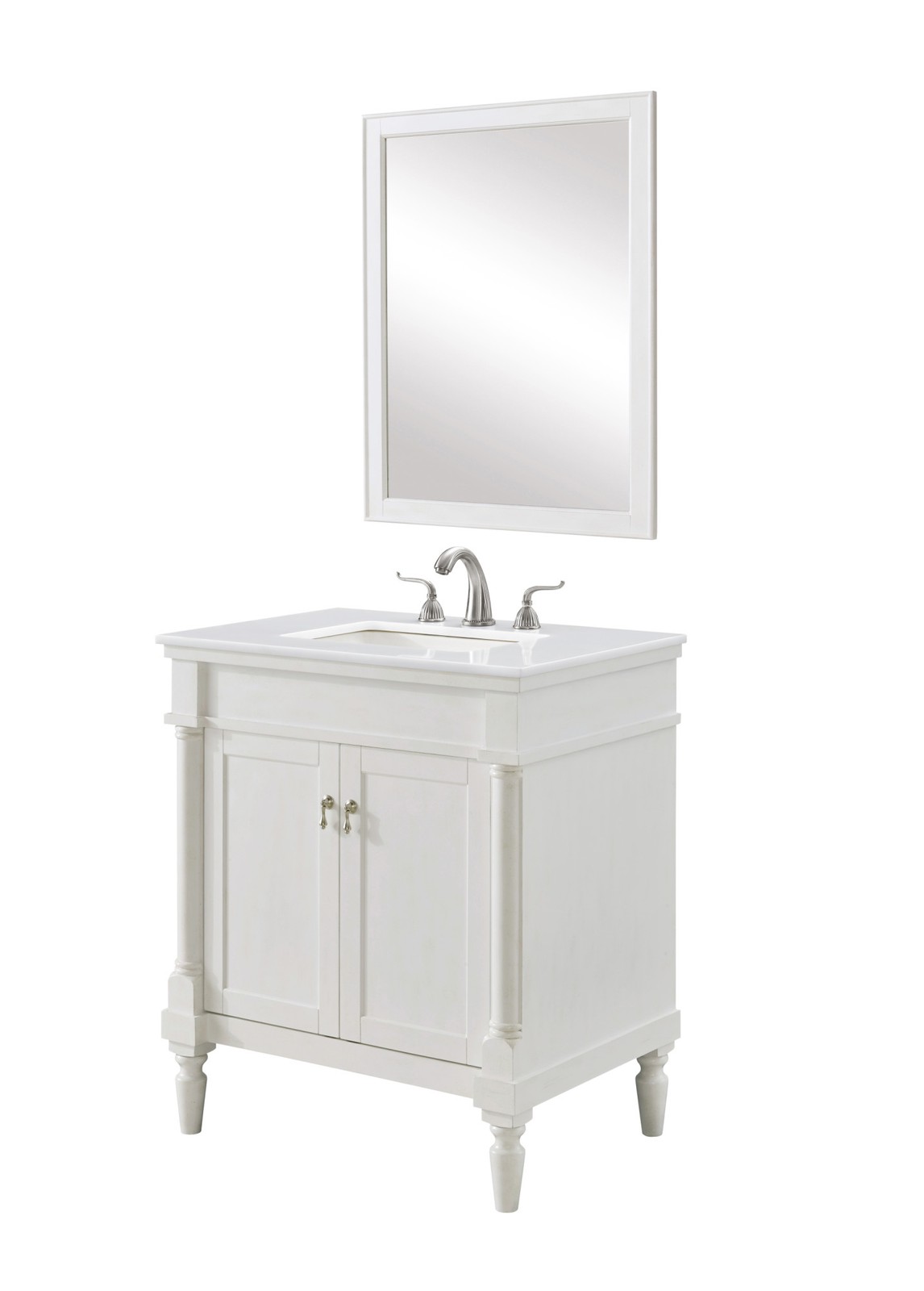 Elegant Lighting VF13030-VW Lexington 30″ – Off White