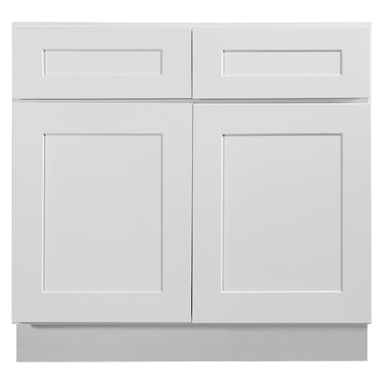 Design House 561415 Brookings 42″W x 34-1/2″H Double Door Base – White