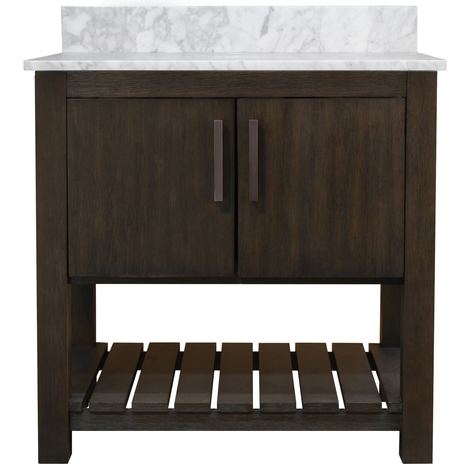 Miseno MV-30CM-NOBV-CAR 30″ – Cafe Mocha / Carrara White Top / Oil Rubbed Bronze