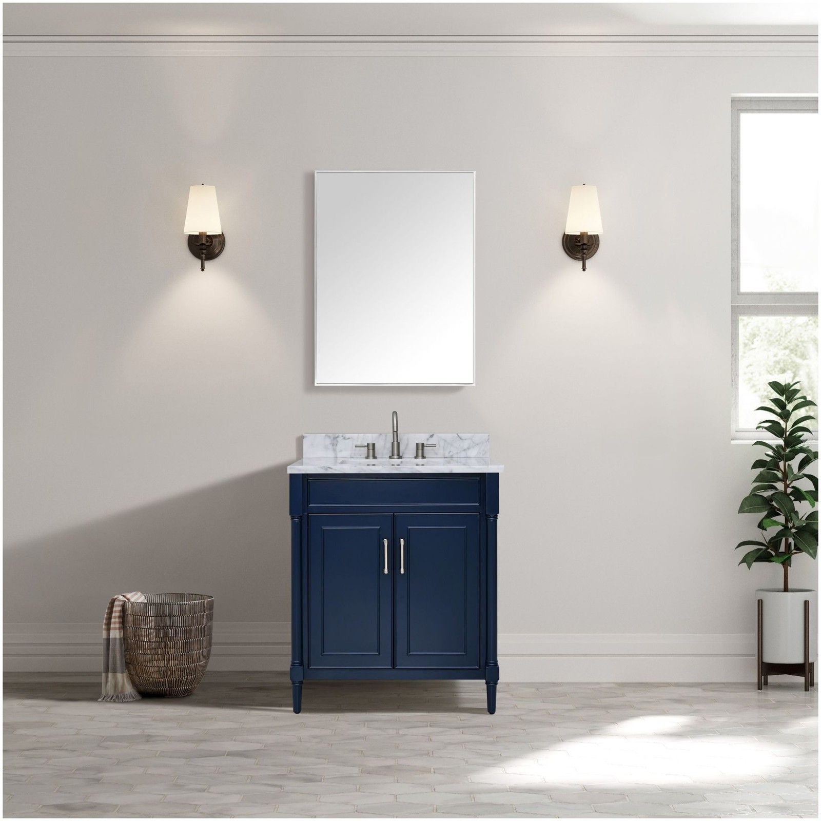 Avanity BRISTOL-VS31-C Bristol 30″ Single Basin Vanity Set – White