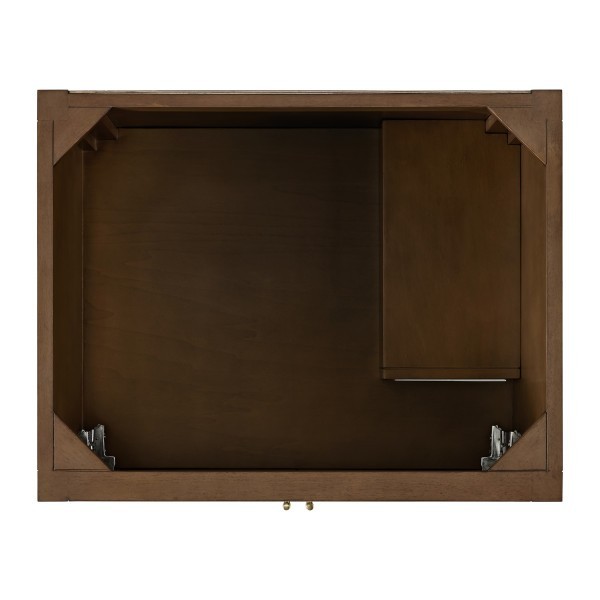 30″ James Martin Myrrin 485-V30-WLT-3CSP Vanity Cabinet Charcoal Soapstone Top