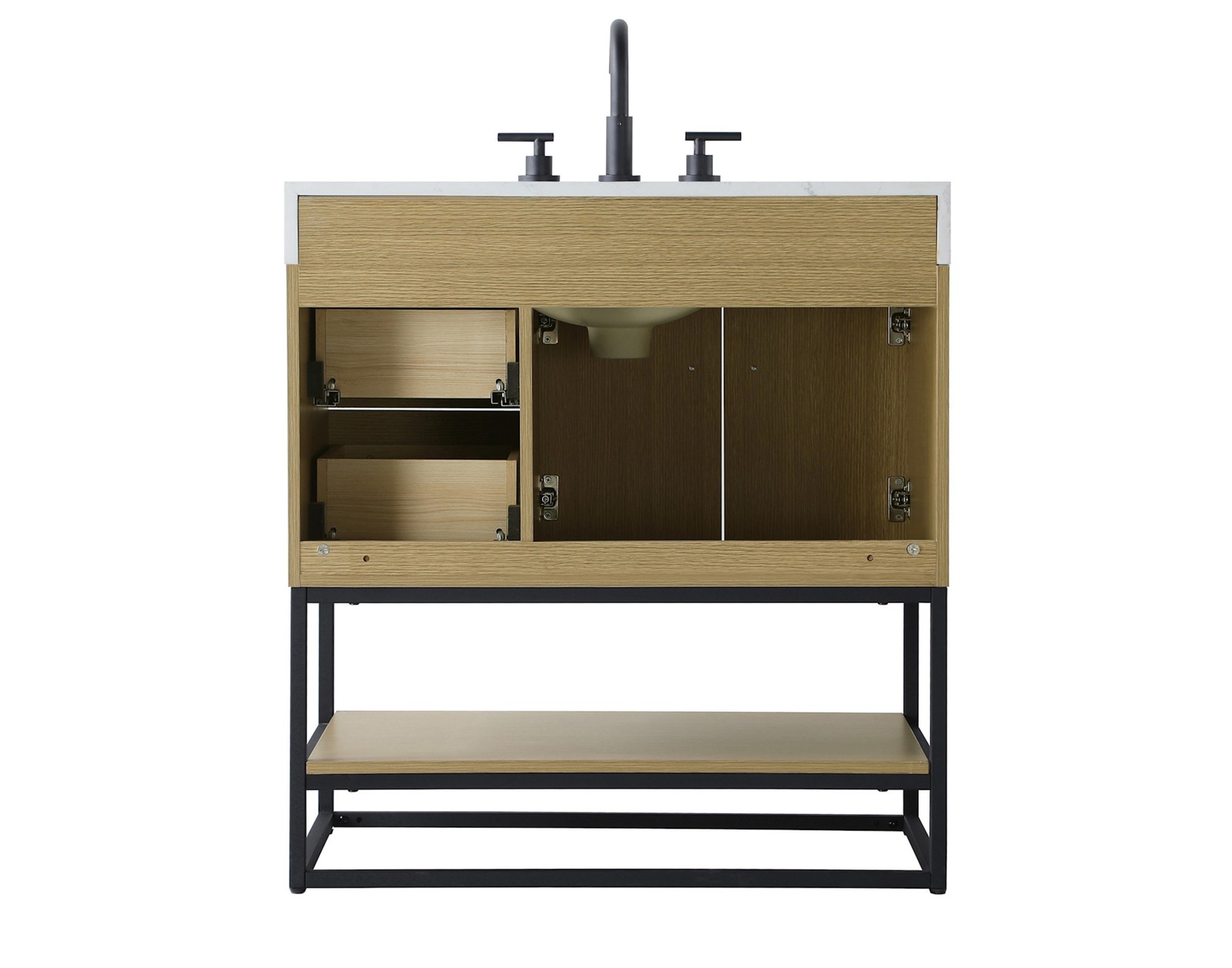 Elegant Lighting VF29232 Caroline 32″ – Brown