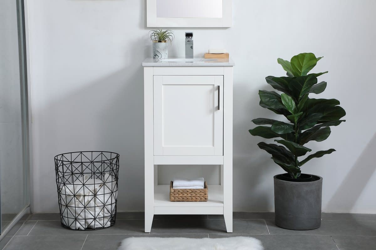 Elegant Lighting VF16018 Aubrey 18″ – Grey