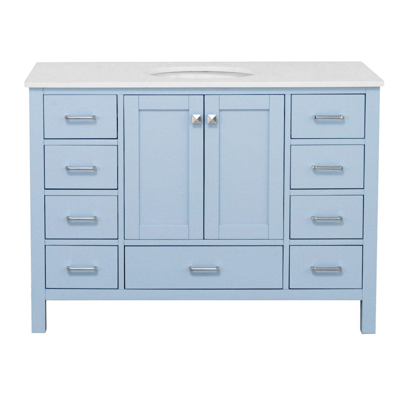 Horizon 48-inch Vanity with Engineered White Top