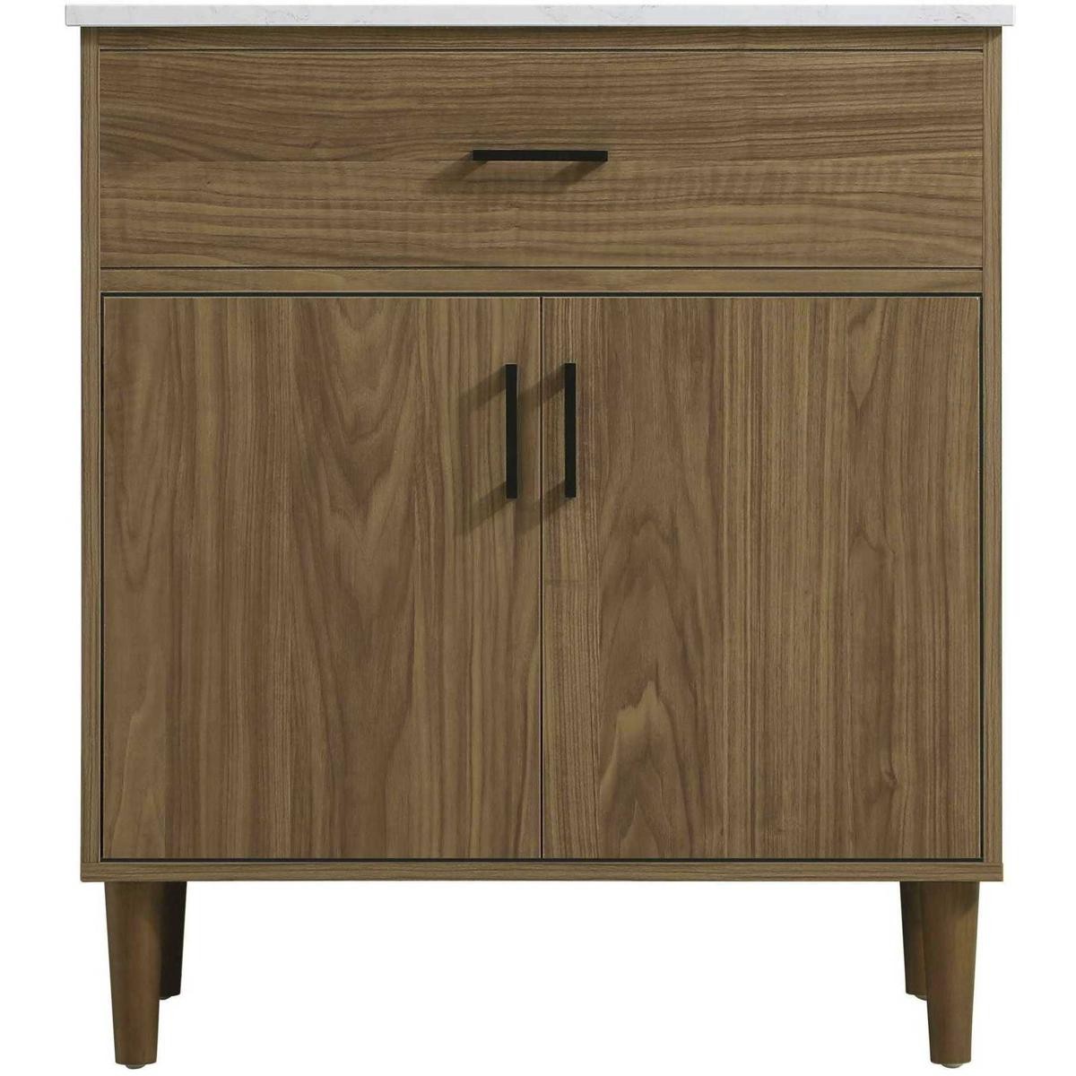 Elegant Lighting VF25030WB Chandler Vanity Walnut Brown