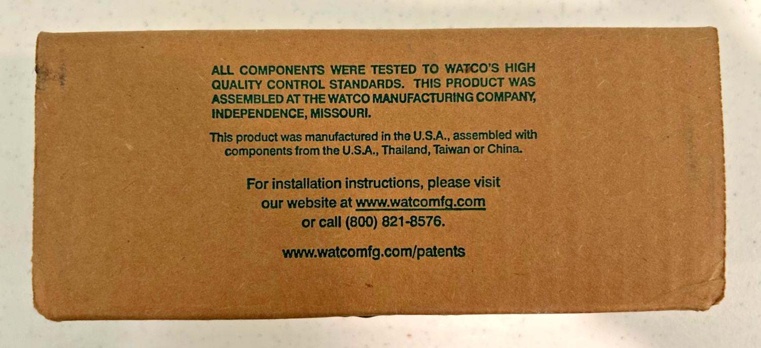 Watco 801-PF-BRS-PB-OT Lav Drain, 1-1/4″ W/OUT OVERFLOW New FREE SHIPPING