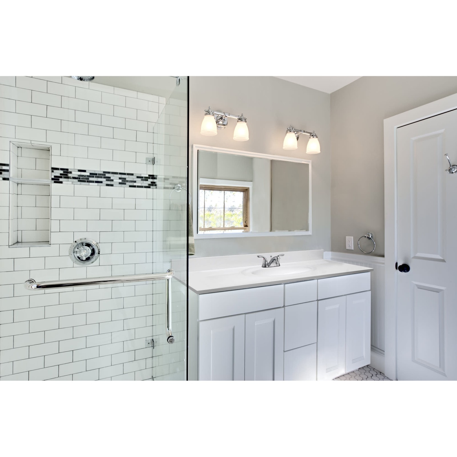 Design House 586156 43″ Cultured Marble Vanity Top – White