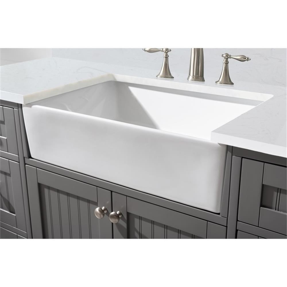 Design Element Burbank 54″ Single Vanity in Gray