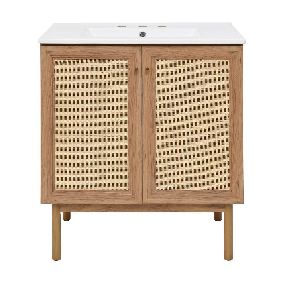 Swiss Madison SM-BV664-3 Classe 30″ – Golden Oak / White