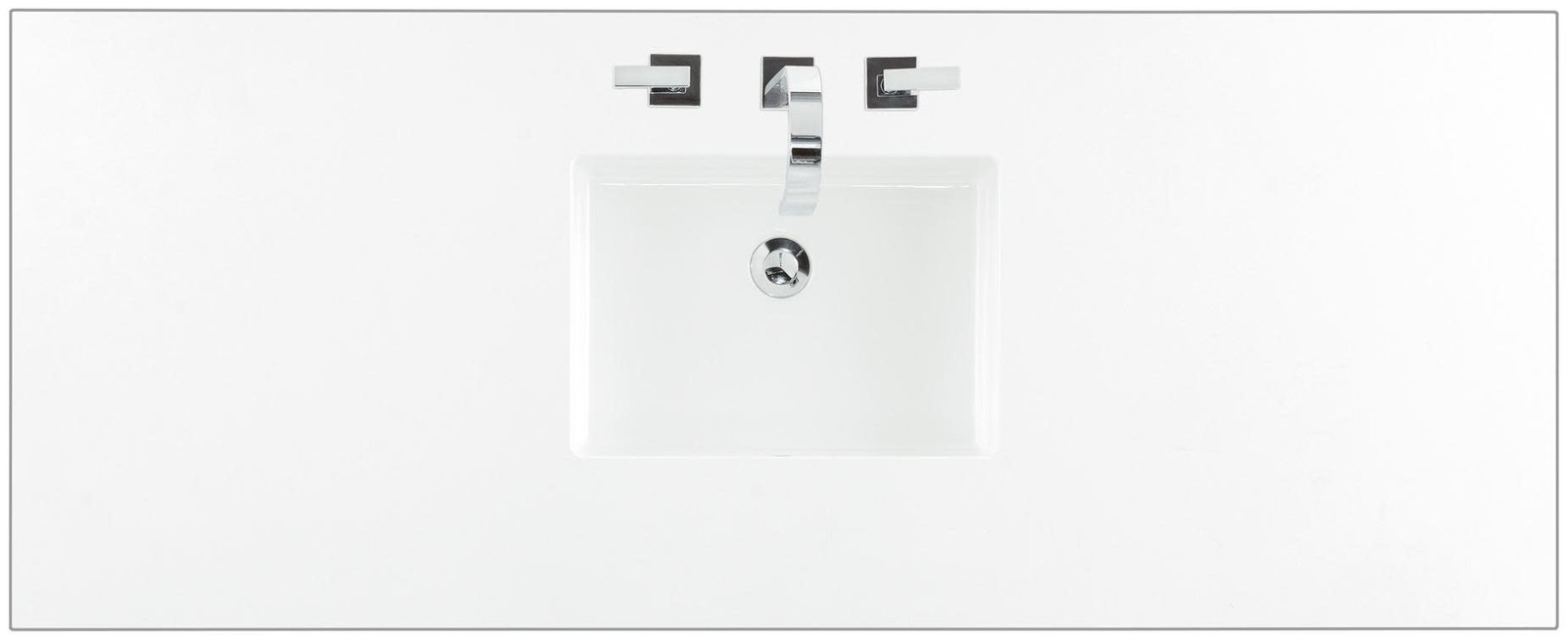 James Martin Vanities 050-S60S 60″ Ceramic and Stone Composite – White Zeus