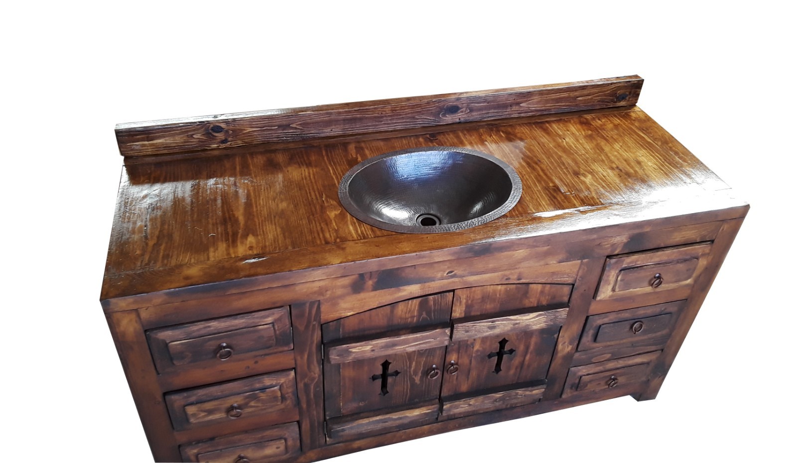 Templar Crusaders Rustic Bathroom Vanity