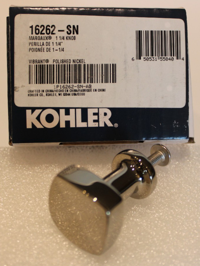 Kohler K-16262-SN – Margaux 1-1/4″ Knob – Vibrant Polished Nickel