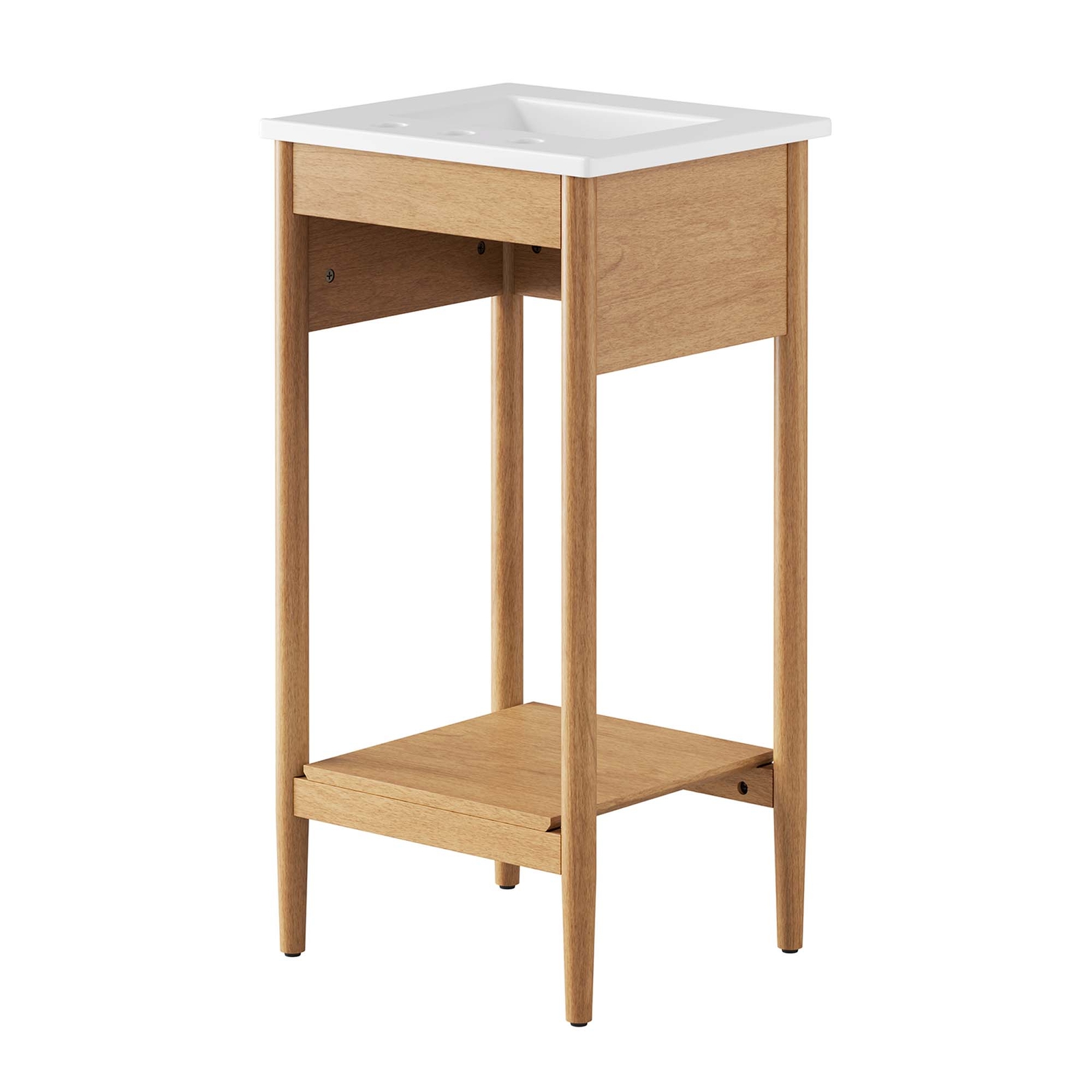 Zaire 18″ Bathroom Vanity in Natural White
