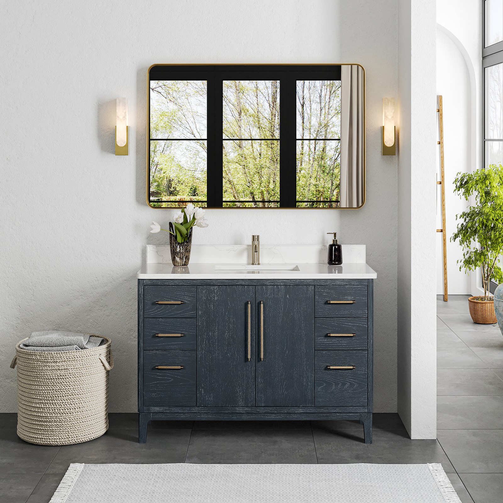 Miseno MV-GARA48-GWT Gara 48″ – Washed Ash Grey