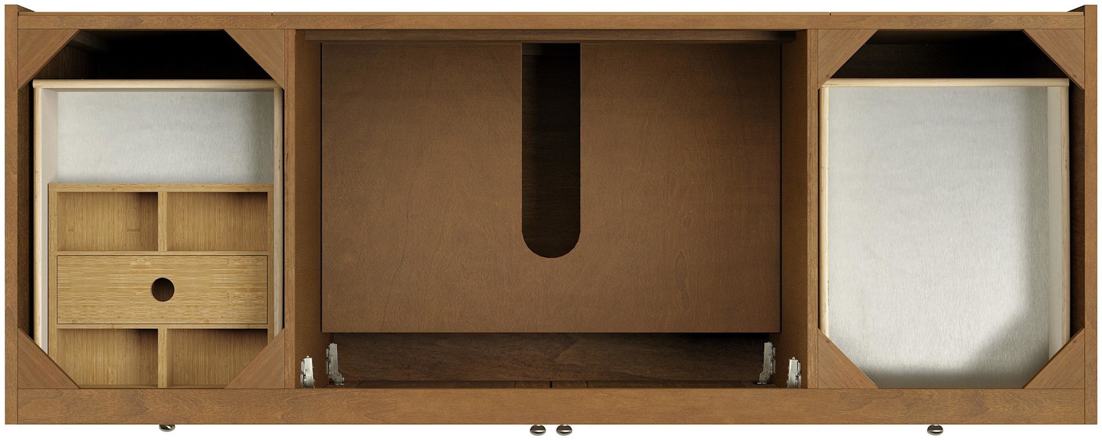 James Martin Vanities 545-V60S-1WZ Laurent 60″ Single Basin – Light Natural Oak