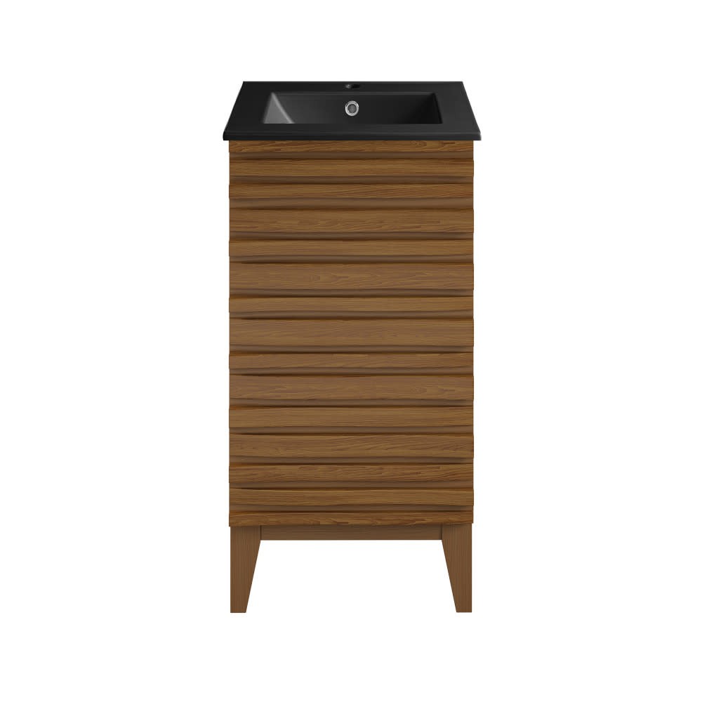 Swiss Madison SM-BV560 Cascade 18″ – Brown Oak / Matte Black